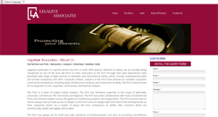 Desktop Screenshot of legaleyeassociates.com