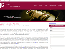 Tablet Screenshot of legaleyeassociates.com